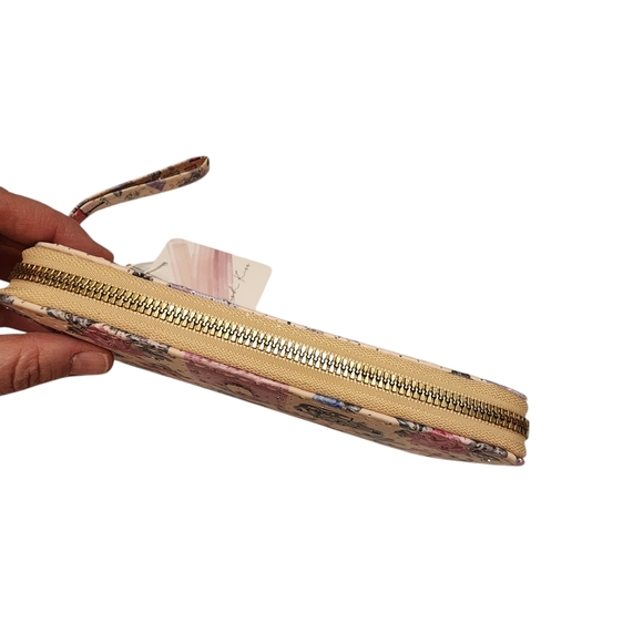 Paris Themed Wallet Wristlet NWT Gift - Picture 5 of 9